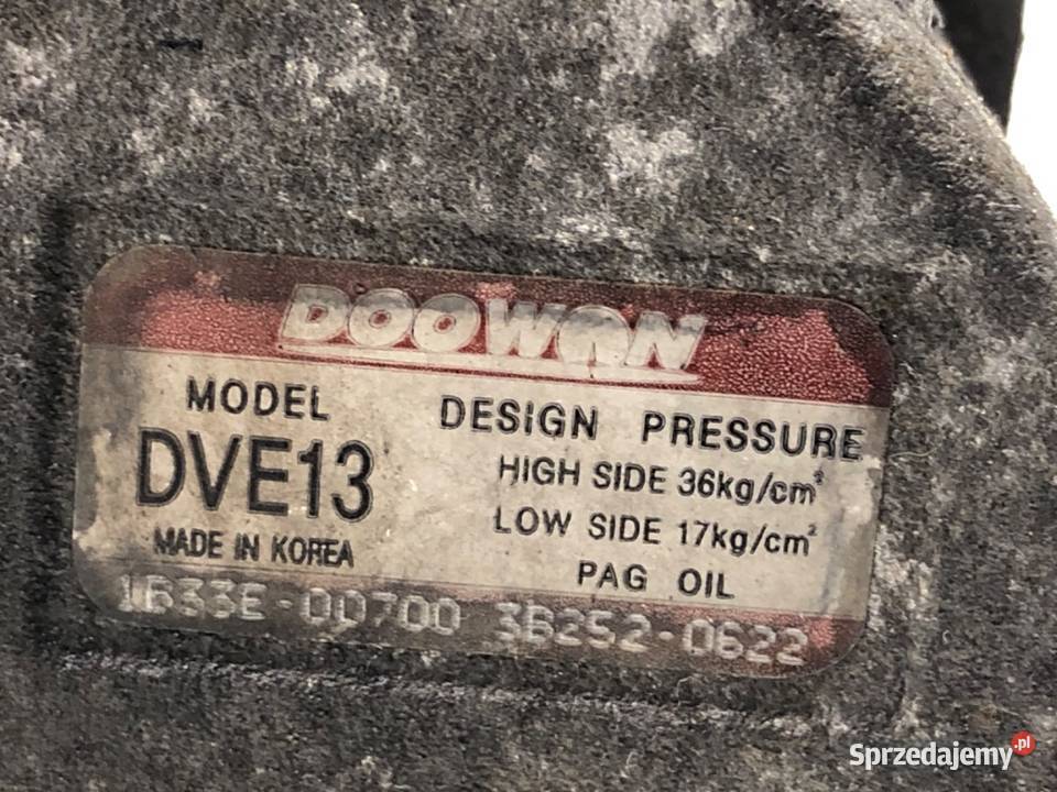 SPRĘŻARKA KLIMATYZACJI HYUNDAI i40 1B33E00700 17 osobowe podkarpackie sprzedam