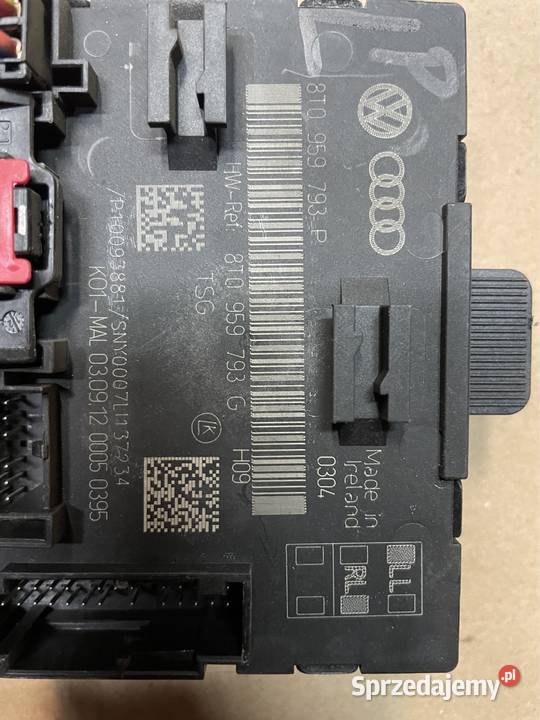 Sterownik moduł drzwi lewy przód 8T0959793P audi Szczecin