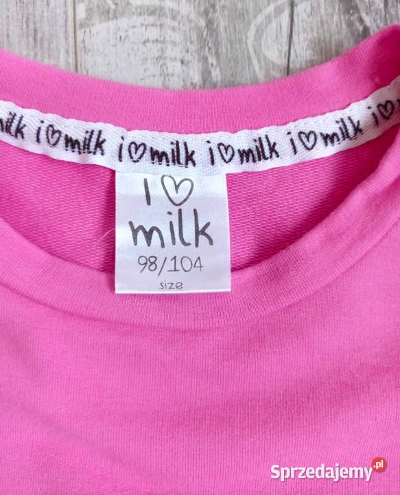 Rampers kombinezon z falbanką I love milk 98104 sprzedam