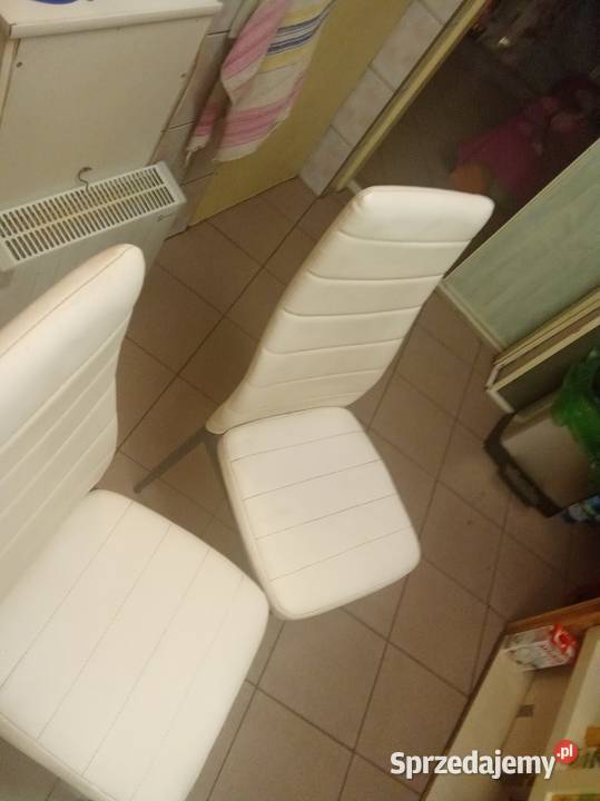 Dwa krzesła skóra nowe Sosnowiec