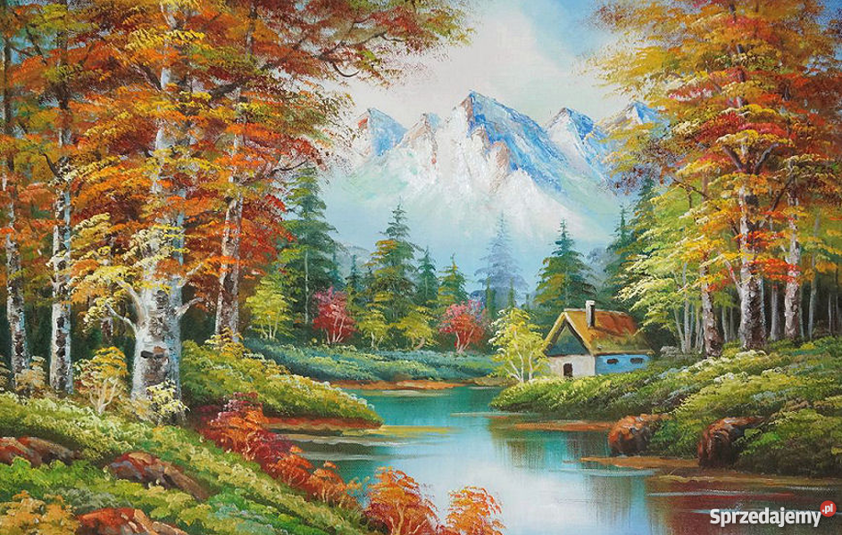 Pomysł na prezent kuzynostwa Obraz olejny Górska Warszawa