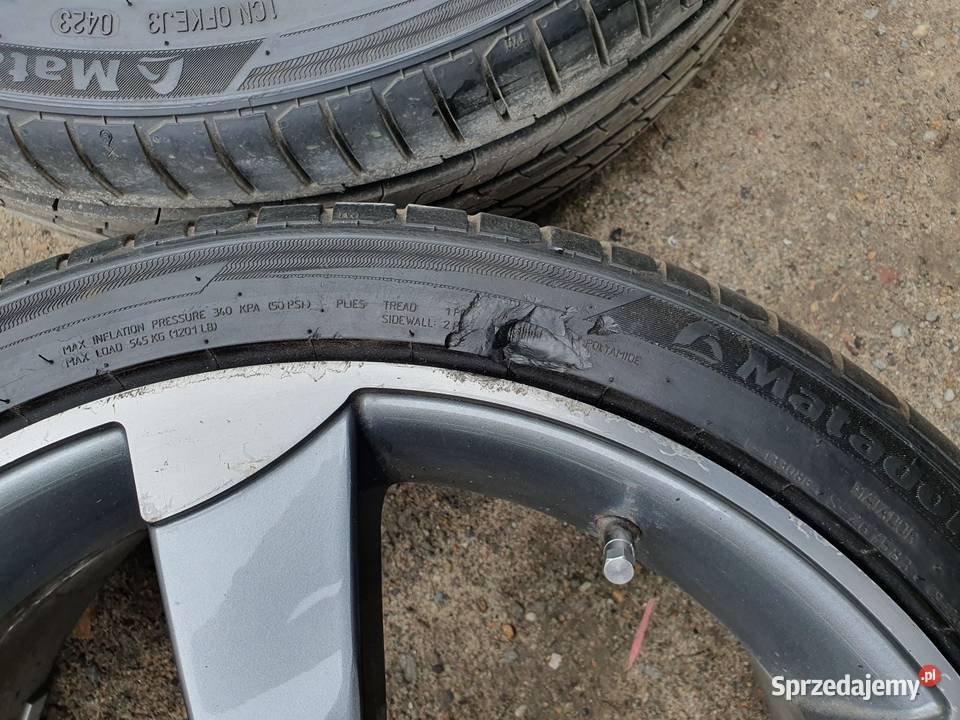 Koła alufelgi audi rotor 5x112 opony letnie Ziębice