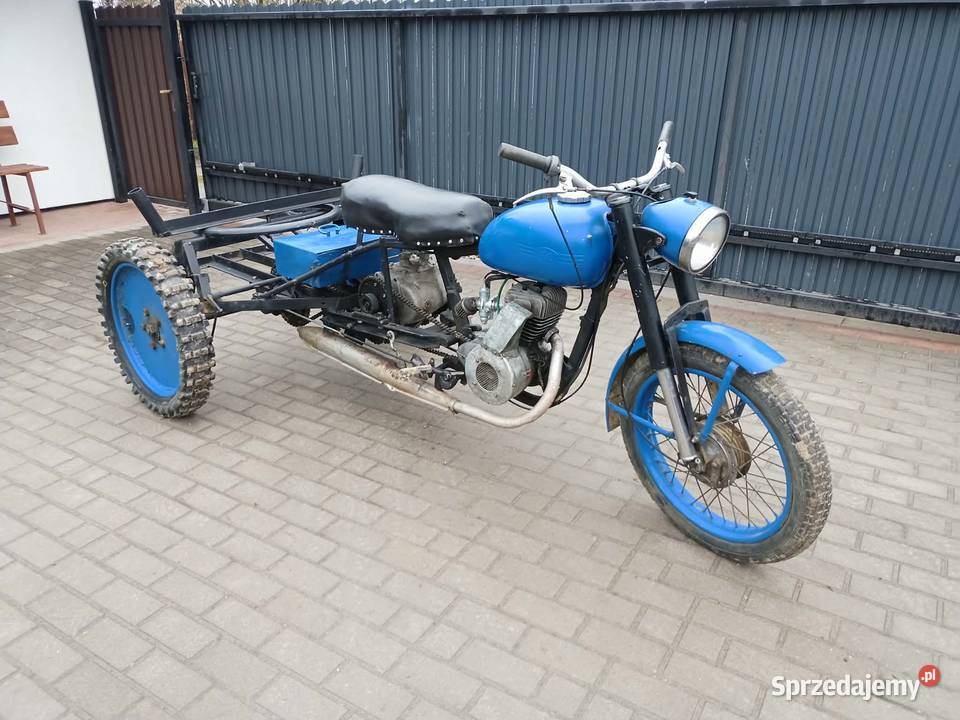 WSK 125 TrójkołowiecBieg Wsteczny Wszystko 125cm3 Łańcut