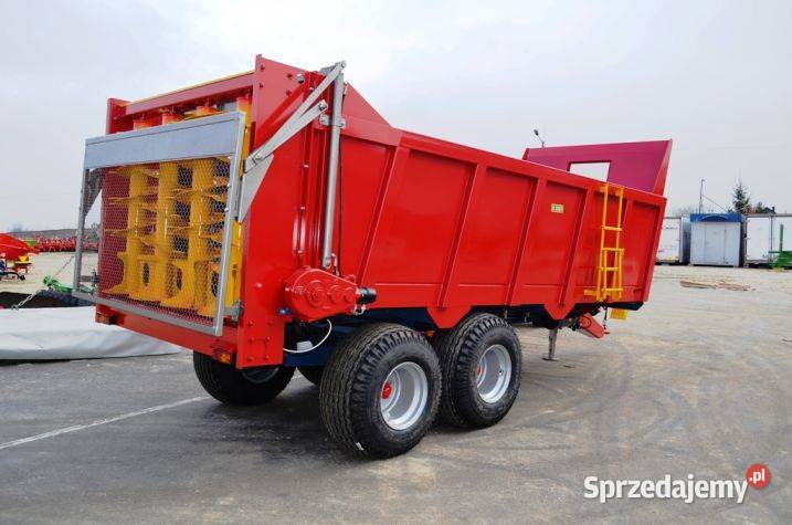 Rozrzutnik obornika skorupkowy tandem Jolmet Pozostałe Rogóźno