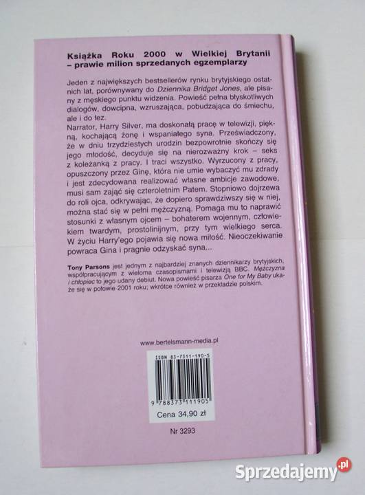 Mężczyzna i chłopiec Tony Parsons Łódź