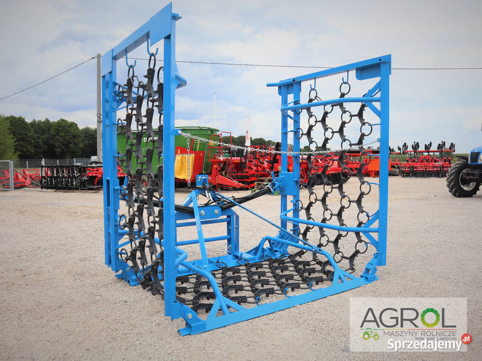 Włóka łąkowo polowa Inter Tech 4 5 6 8m Agro nieuszkodzony Żuromin sprzedam