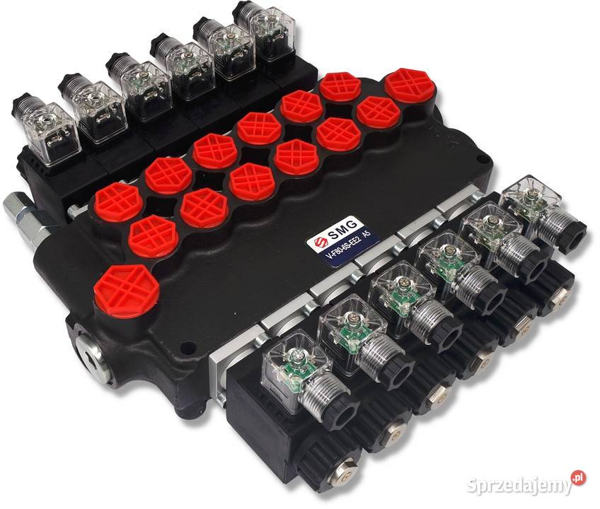 ROZDZIELACZ HYDRAULICZNY ELEKTRYCZNY 6 SEK 80L nieuszkodzony kujawsko-pomorskie Solec Kujawski