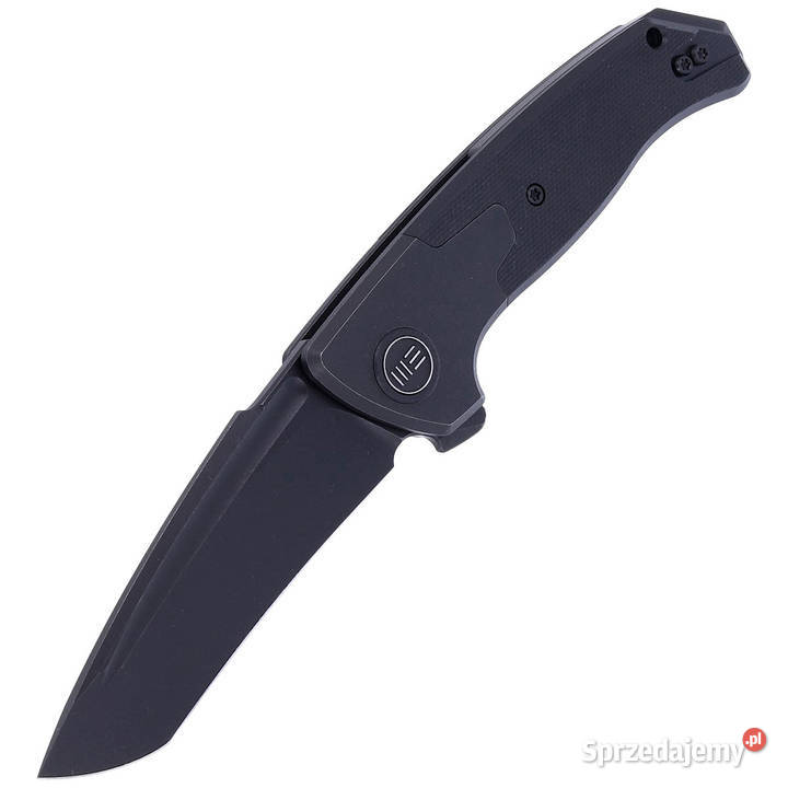 Nóż składany WE Knife Press Check Black Ti Black Warszawa