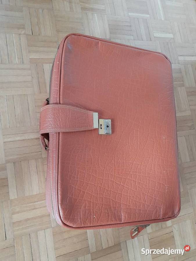 Walizka vintage ceglana Warszawa sprzedam