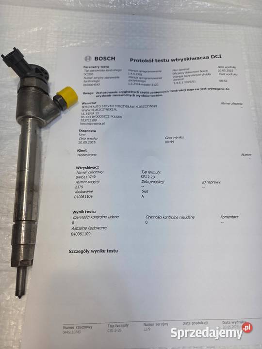 WTRYSK WTRYSKIWACZ FORD FOCUS MK4 KUGA MK3 15