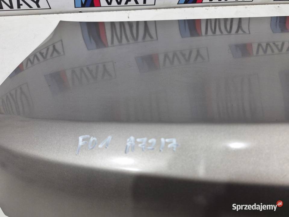 BMW 7 F01 KLAPA BAGAŻNIKA TYŁ TYLNA A72 osobowe sprzedam
