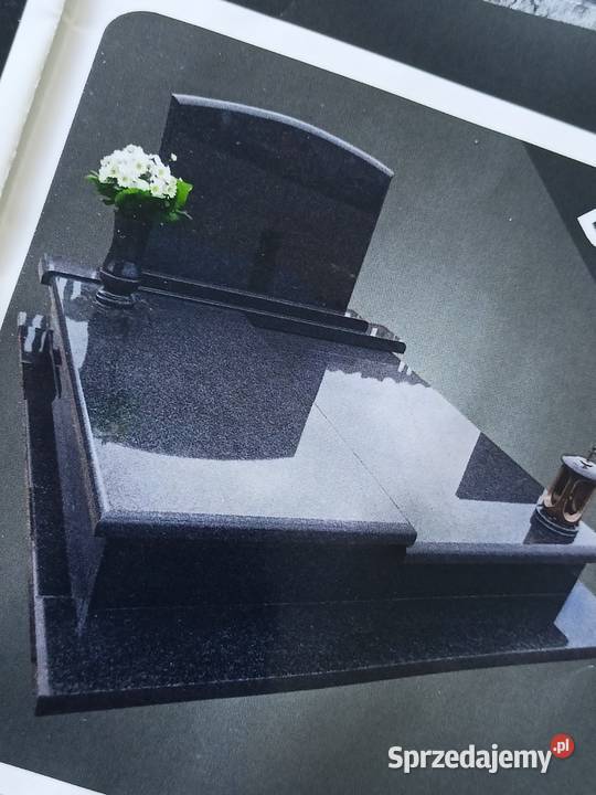 Nagrobek granitowy brąz Jełowa