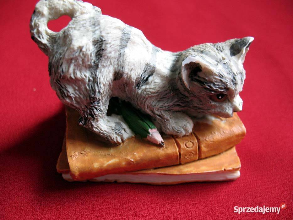 Kot kotek w starym stylu figurka 5 x 65 x 5 wielokolorowy mazowieckie Siedlce sprzedam