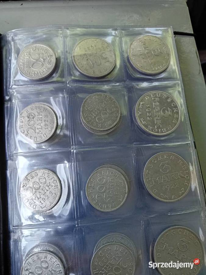Niemcy pfennig mark Numizmatyka