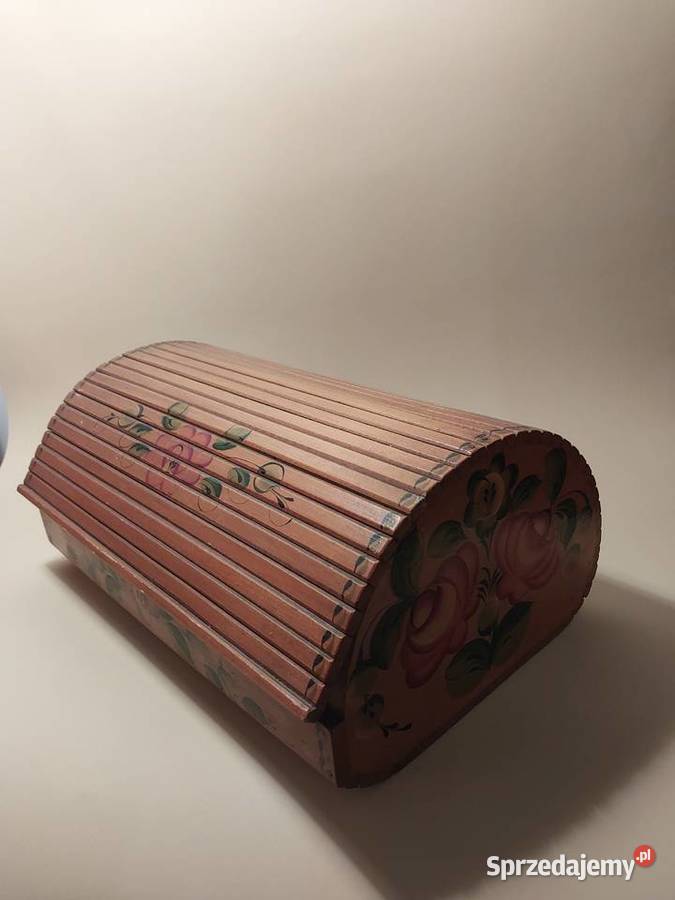 Chlebak lata 60 recznie zdobiony Częstochowa