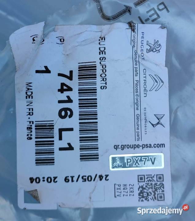 Peugeot 407 sedan ślizg mocowanie zderzaka prawy Jaworzno sprzedam