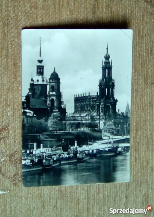WIDOK NA STARE MIASTO Z KATEDRĄ W DREŹNIE Pocztówki i karty telefoniczne Piszczac