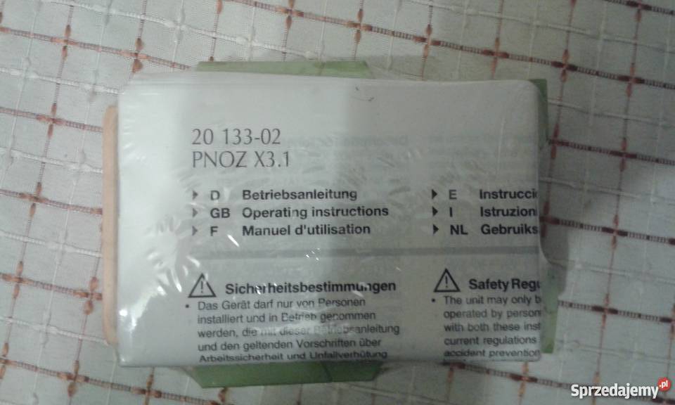 Moduł bezpieczeństwa Pilz PNOZ X31 śląskie sprzedam
