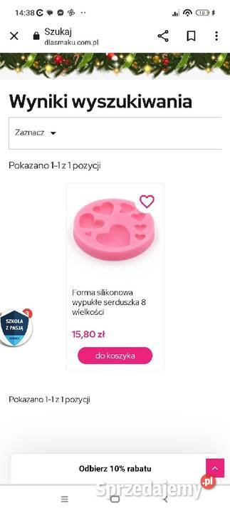 Zestaw do wypieków formy silikonowe serduszk Blachy i formy do pieczenia Otwock