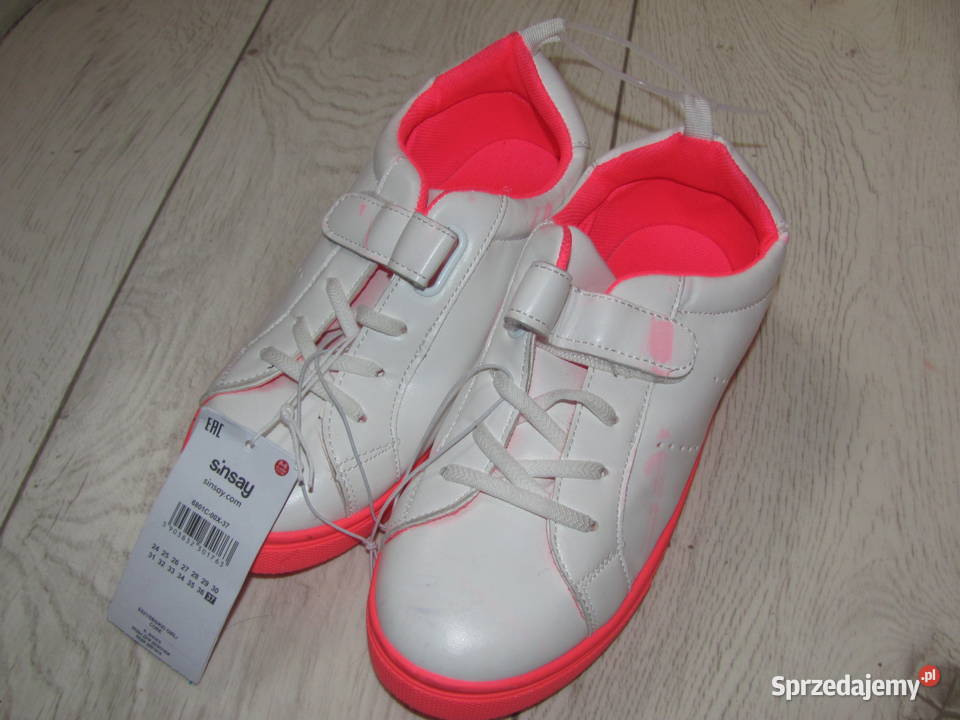 buty białe r 37 sinsay 6801C00X shoes kid girl Zamość