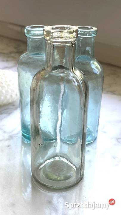 Buteleczki retro komplet 3 Warszawa sprzedam