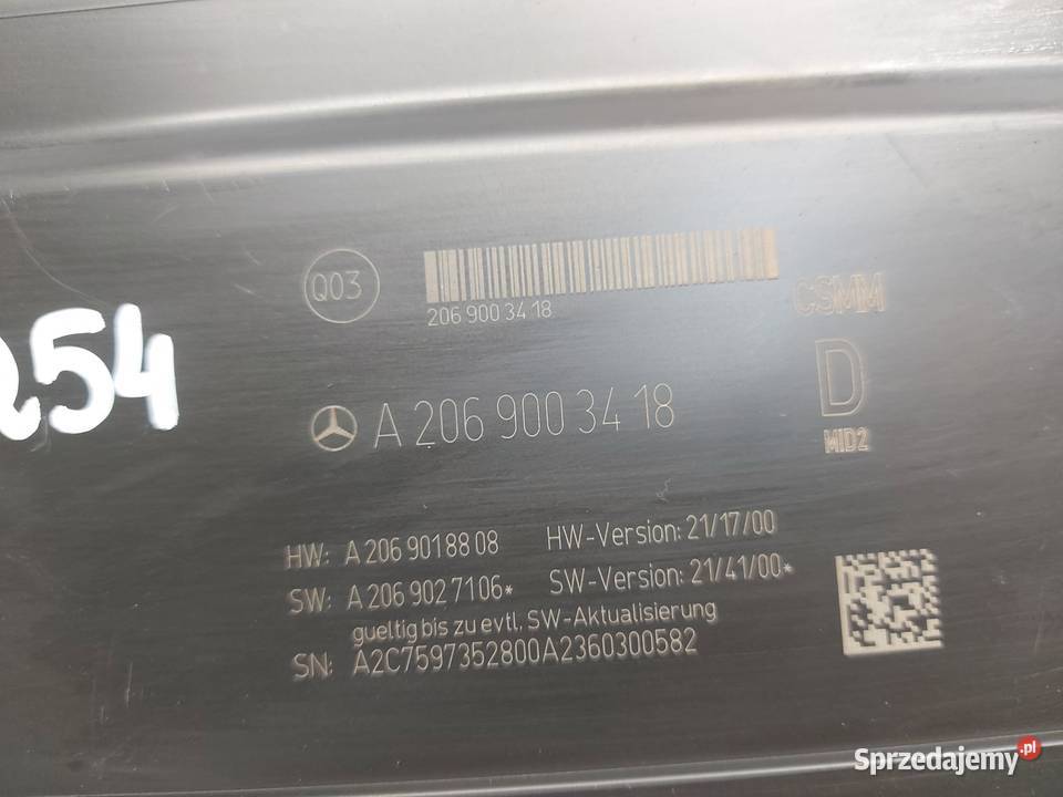 Mercedes W254 GLC 220d MODUŁ STEROWNIK dolnośląskie sprzedam