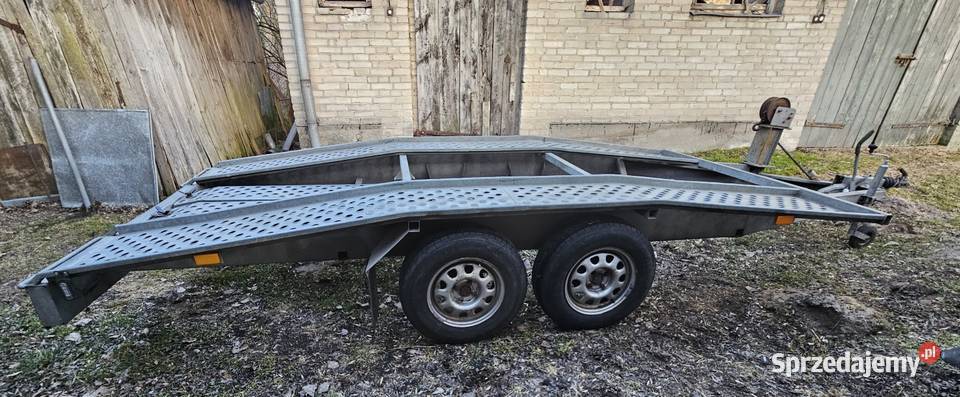 Laweta garbatka 1800 DMC ocynk 2oś Kotuń sprzedam