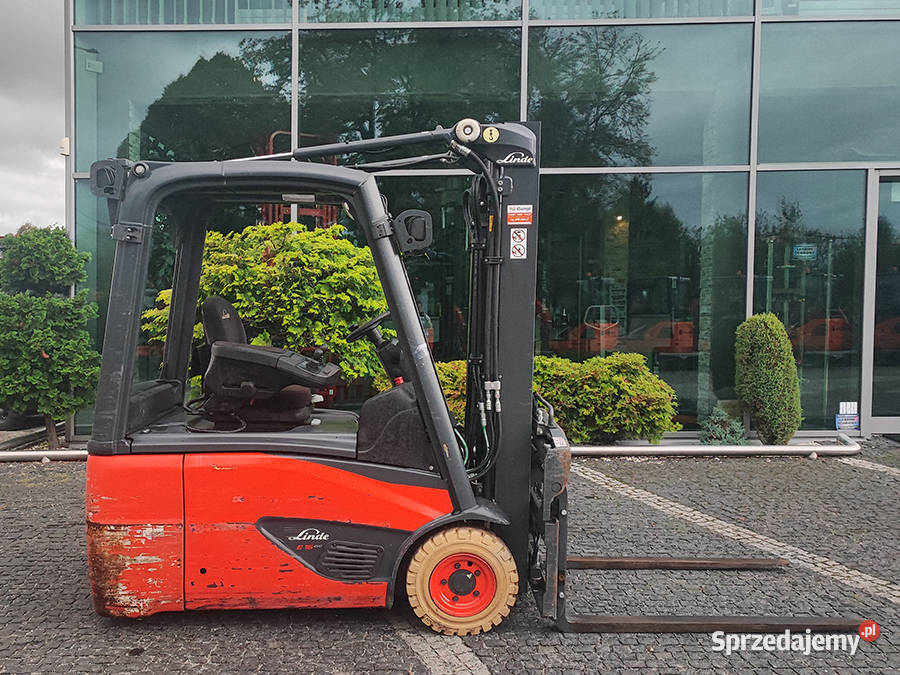 Wózek widłowy elektryczny Linde E1602 16 t Kęty sprzedam