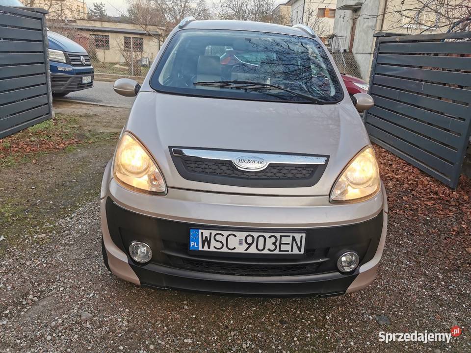 Microcar MGO 2010r 4 osobowy Fak VAT23 L7e na B1 gniazdo AUX Sochaczew