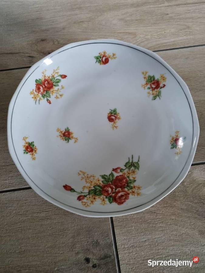 Patera na nózce na owoce słodycze wielkopolskie Wola Podłężna