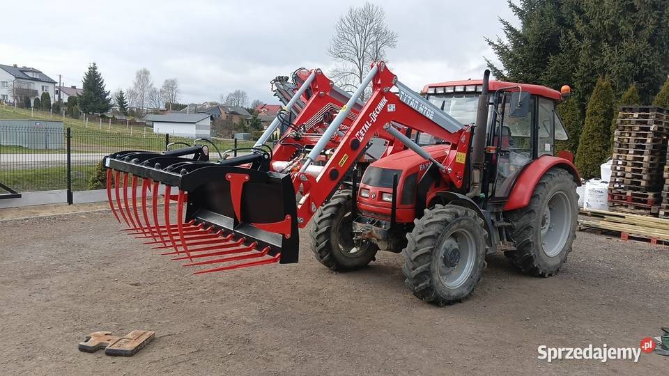 3 ŁADOWACZE CZOŁOWE Z MONTAŻEM METALTECHNIK nieuszkodzony Pińczów