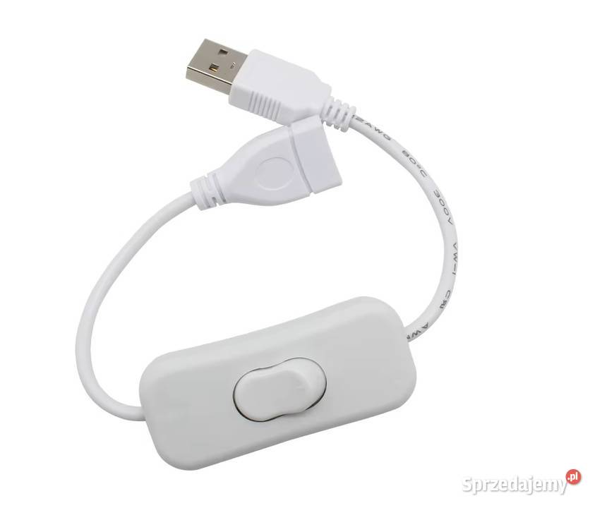 Kabel Zasilający DC USB 34 z Wyłącznikiem onoff Sieradz
