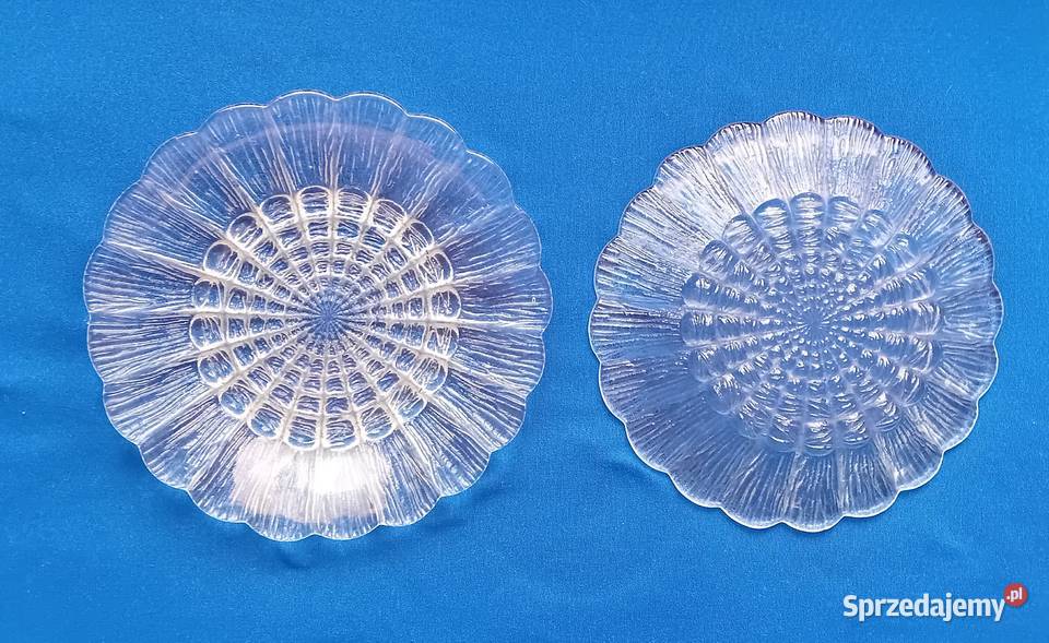 Dwa talerzyki Cora HSG Ząbkowice Projekt Eryki Porcelana i szkło Koźminek