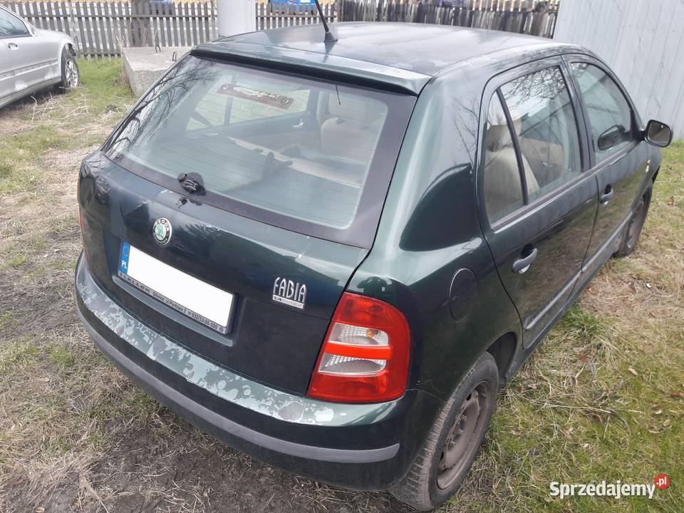 Klapa Tył Skoda Fabia 1 Zielona Kod Lakieru 9570 części blacharskie Karoseria Gliwice