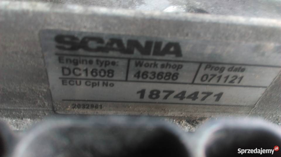 Komputer sterownik silnika scania DC 1608 Staszów
