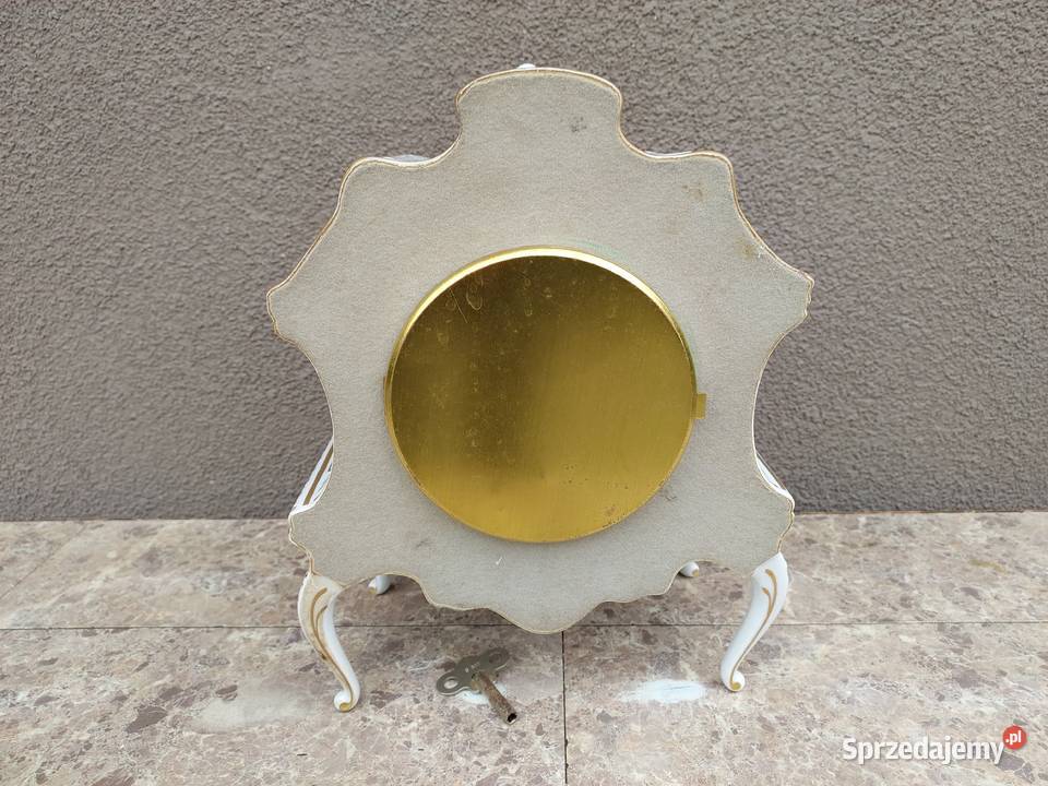 Stary zegar kominkowy typ wiedeński FHS stołowy pomorskie Tczew