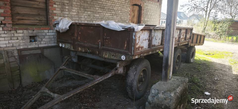 Przyczepa rolnicza uszkodzony Przyczepy rolnicze Choszczno sprzedam