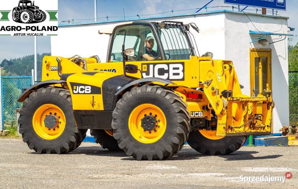 LADOWARKA TELESKOPOWA JCB 55080 AGRI PLUS 2012 nieuszkodzony Kudowa-Zdrój