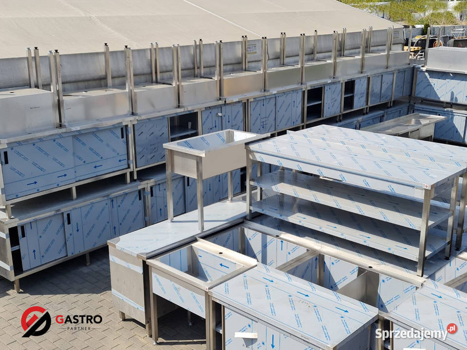 Stół ze stali nierdzewnej spawany 2 półki Ostrów Wielkopolski sprzedam