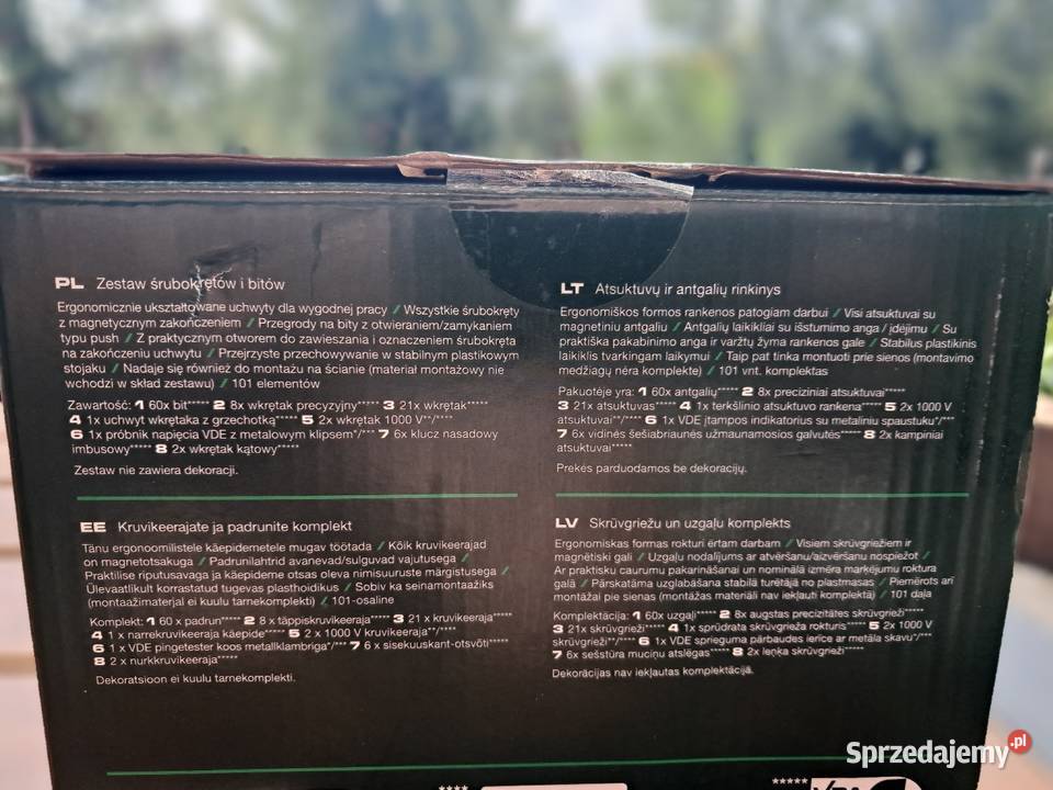 101 częściowy zestaw wkrętaków i bitów Ciecierzyn sprzedam