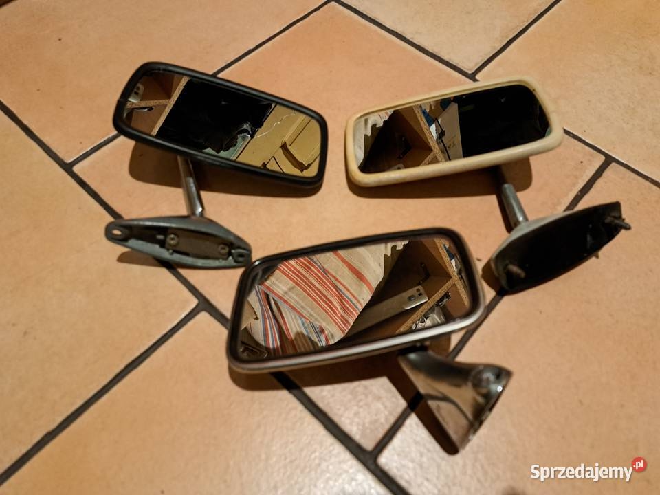Lusterka zewnętrzne wewnętrzne chrom Leszno