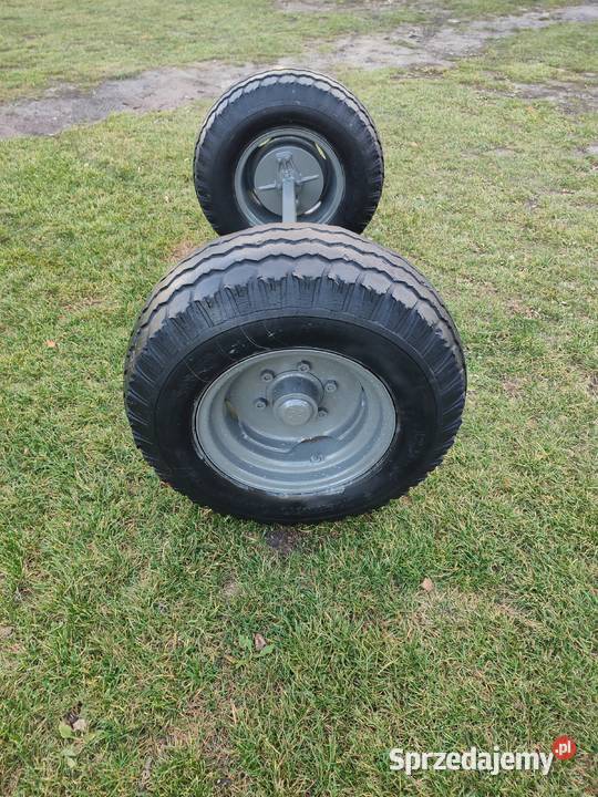 Oś z kołami hamowana 125 80 r18 do przyczepy