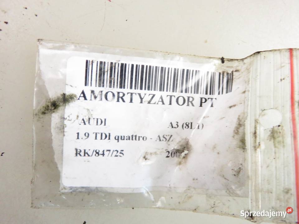 AMORTYZATOR TYŁ AUDI A3 8L1 19 TDI