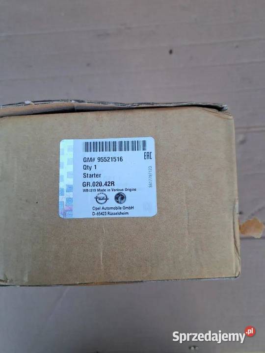 Rozrusznik Opel Corsa E 12 14 Benzyna 95521516 sprzedam