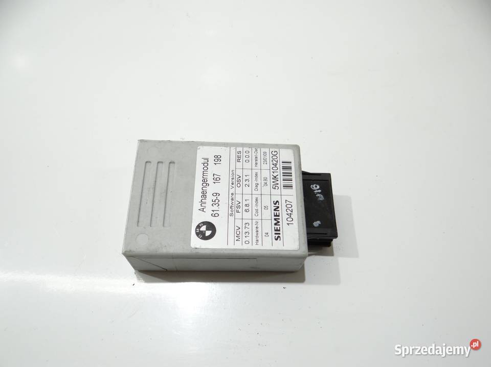 MODUŁ STEROWNIK HAKA BMW 1 E82 E87 9167198 Strzyżewice