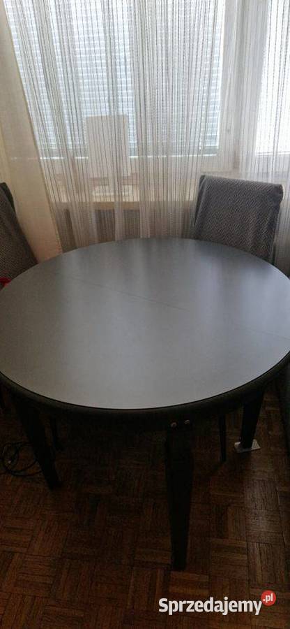 Sprzedam rozkładany stół grafit stan prawie Warszawa