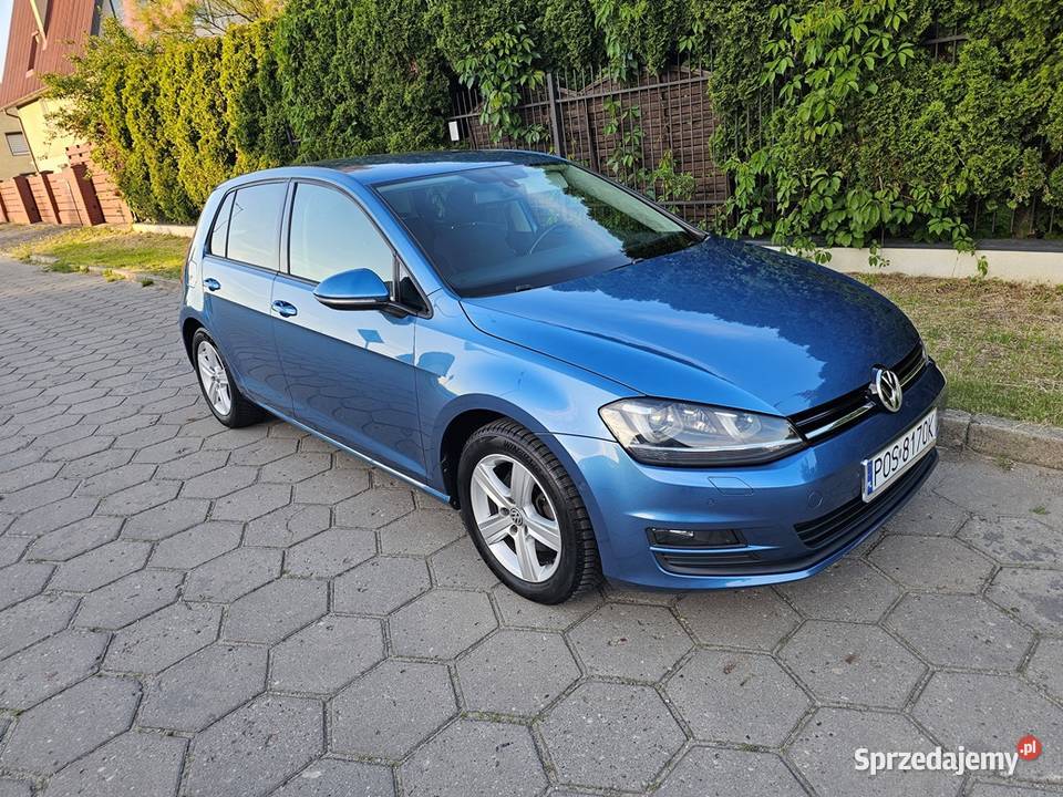 VW Golf VII 20 TDI 150 2013 r Zarej Bogate podgrzewane fotele Ostrów Wielkopolski