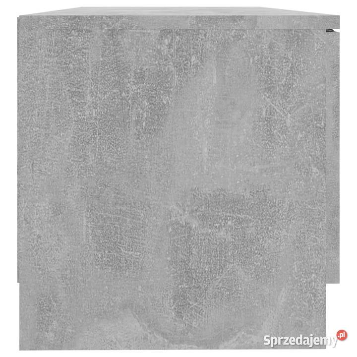 Szafka pod TV szarość betonu 80x35x365 WM811474 mazowieckie Warszawa