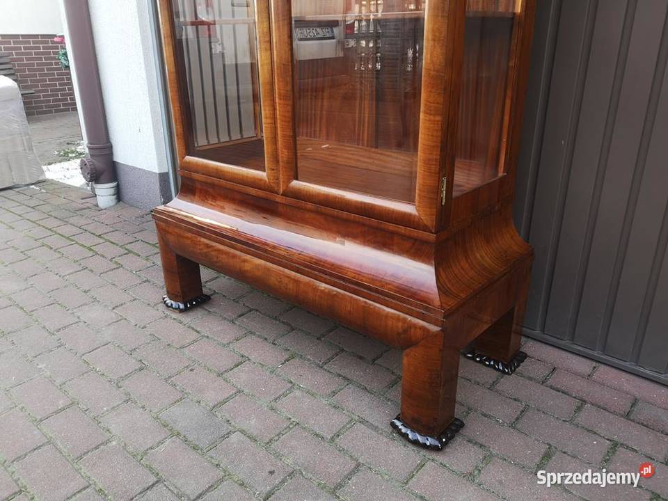 Witryna Serwantka ARTDECO Orzech Politura Stara
