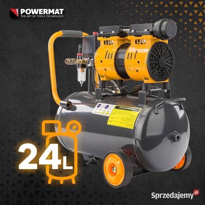 KOMPRESOR BEZOLEJOWY 24L SPRĘŻARKA 8 BAR 220lmin Katowice